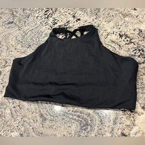 Black Lole women’s sports bra strappy Xl